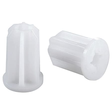 Richelieu 0.81 in. TruGuard Plastic Round Sockets, White, 4PK 235882